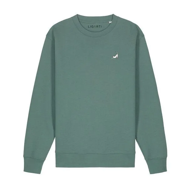 LIGARTI Bestickter Pullover – Eloise die Katze – LIGARTI Tiermanufaktur, Terracotta, – Produktbild 3 von 3
