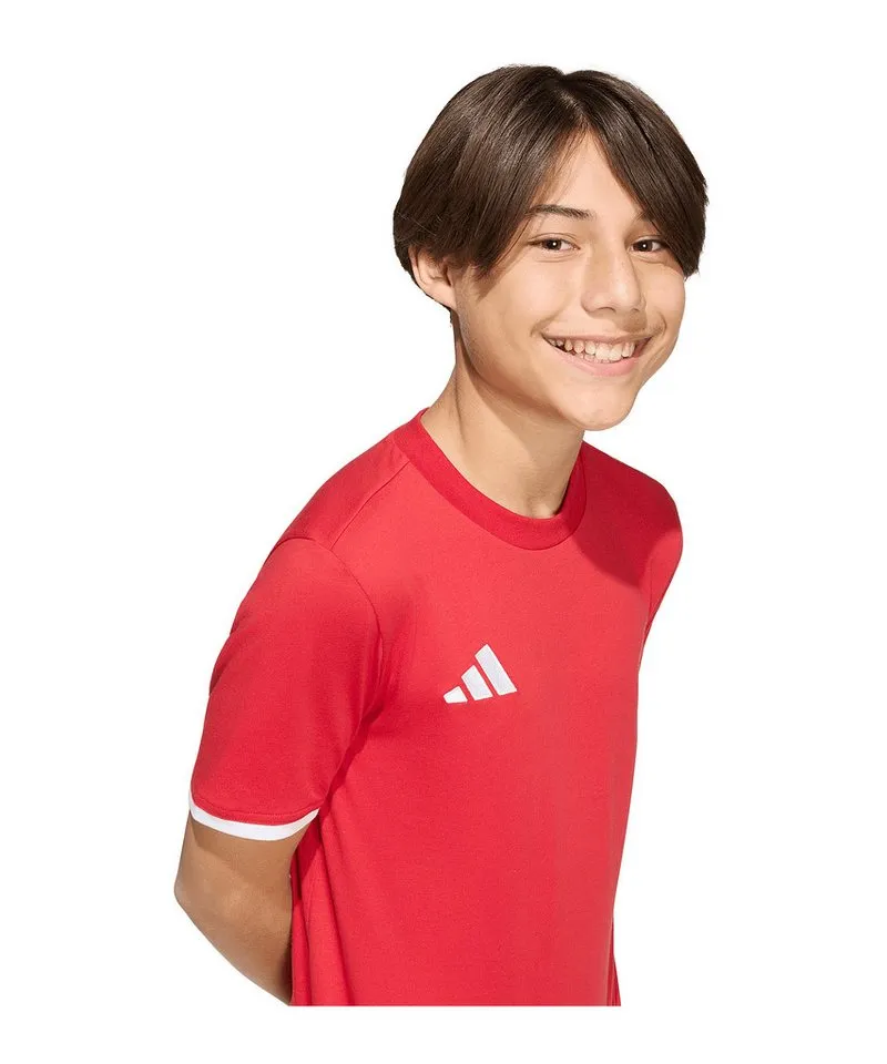 adidas Performance adidas Performance T-Shirt adidas Performance Entrada 26 T-Shirt Kids Baumwolle, Rot, – Produktbild 4 von 5