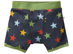 HANS NATUR Jungen Boxershorts Bio-Baumwolle Stern blau Gr. 110/116 – Produktbild 1 von 1
