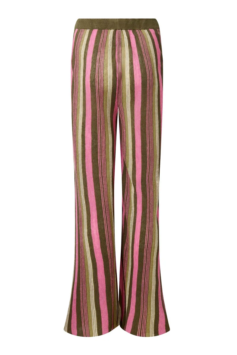 KOMODO KOMODO Damen vegan Hose Knit Talith Stripe Multicolour, Mehrfarbig, – Produktbild 1 von 2