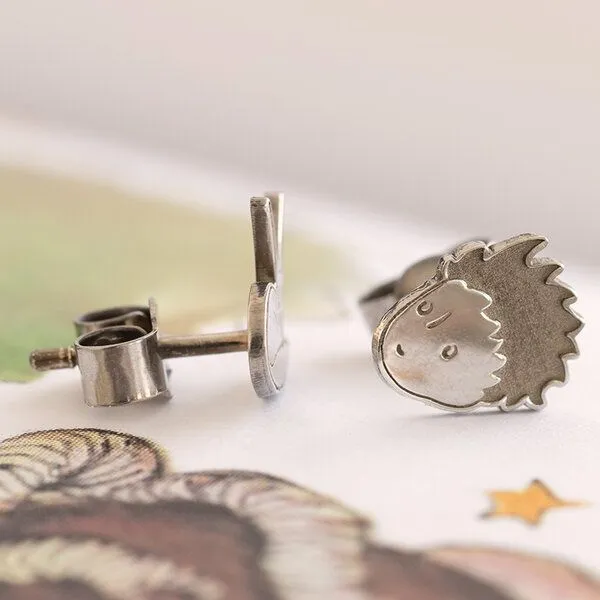 Eppi Eppi Ohrstecker aus Gold Der Kleine Prinz und der Fuchs, Rosa, – Produktbild 4 von 4
