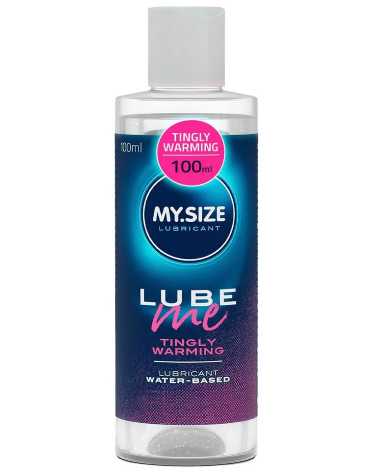 MY.SIZE Gleitgel Lube Me 3-in-1, medizinisches Gleitmittel auf Wasserbasis, wärmend, prickelnd und Höhepunkt verstärkend – Produktbild 2 von 6