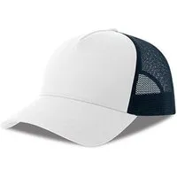Atlantis Headwear Atlantis Headwear Damen / Herren Netz Cap mehrfarbig 30 Farben, Weiss/navy, – Produktbild 1 von 1