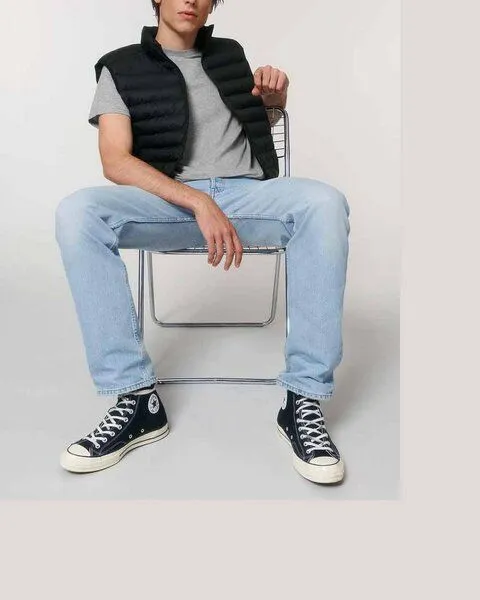 YTWOO YTWOO Herren Steppweste aus komplett recycelten Materialien, Schwarz, – Produktbild 1 von 4
