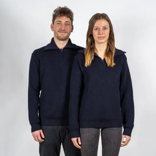 LANGBRETT LANGBRETT troyer | schurwolle | unisex, Dunkelblau (blau), – Produktbild 1 von 3