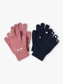 Vertbaudet 2er-Pack mitwachsende Mädchen Handschuhe – Produktbild 1 von 1