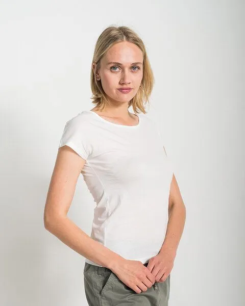 Alma & Lovis Alma & Lovis T-Shirt aus Bio-Baumwolle | Short Pure, Weiß, – Produktbild 1 von 4