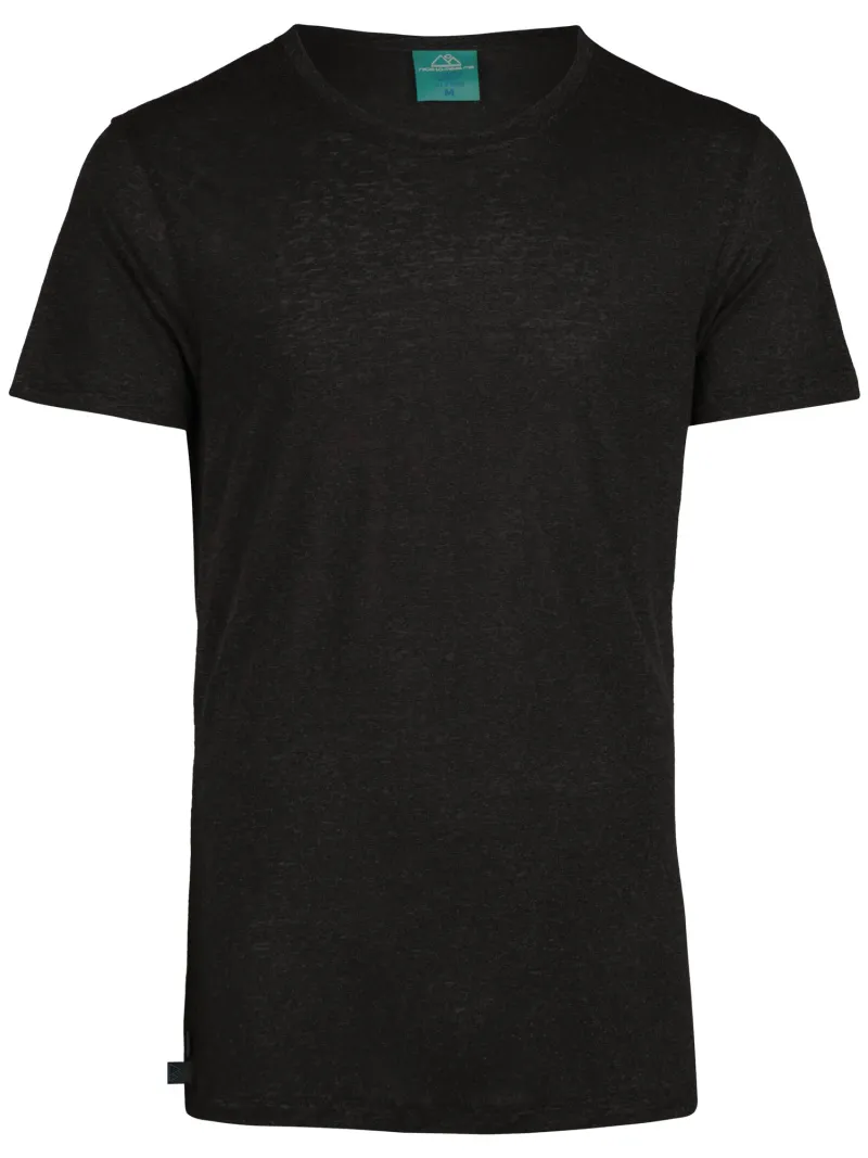 nice to meet me nice to meet me Herren vegan T-Shirt Erde Schwarz Melange, Schwarz, – Produktbild 1 von 2