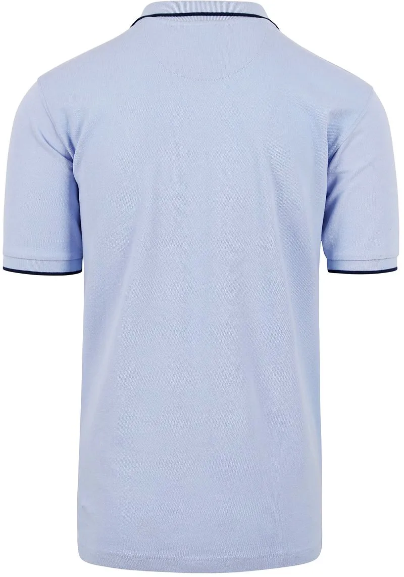 Suitable Suitable Respect Poloshirt Tip Ferry Hellblau - Größe S, Hellblau, – Produktbild 4 von 5