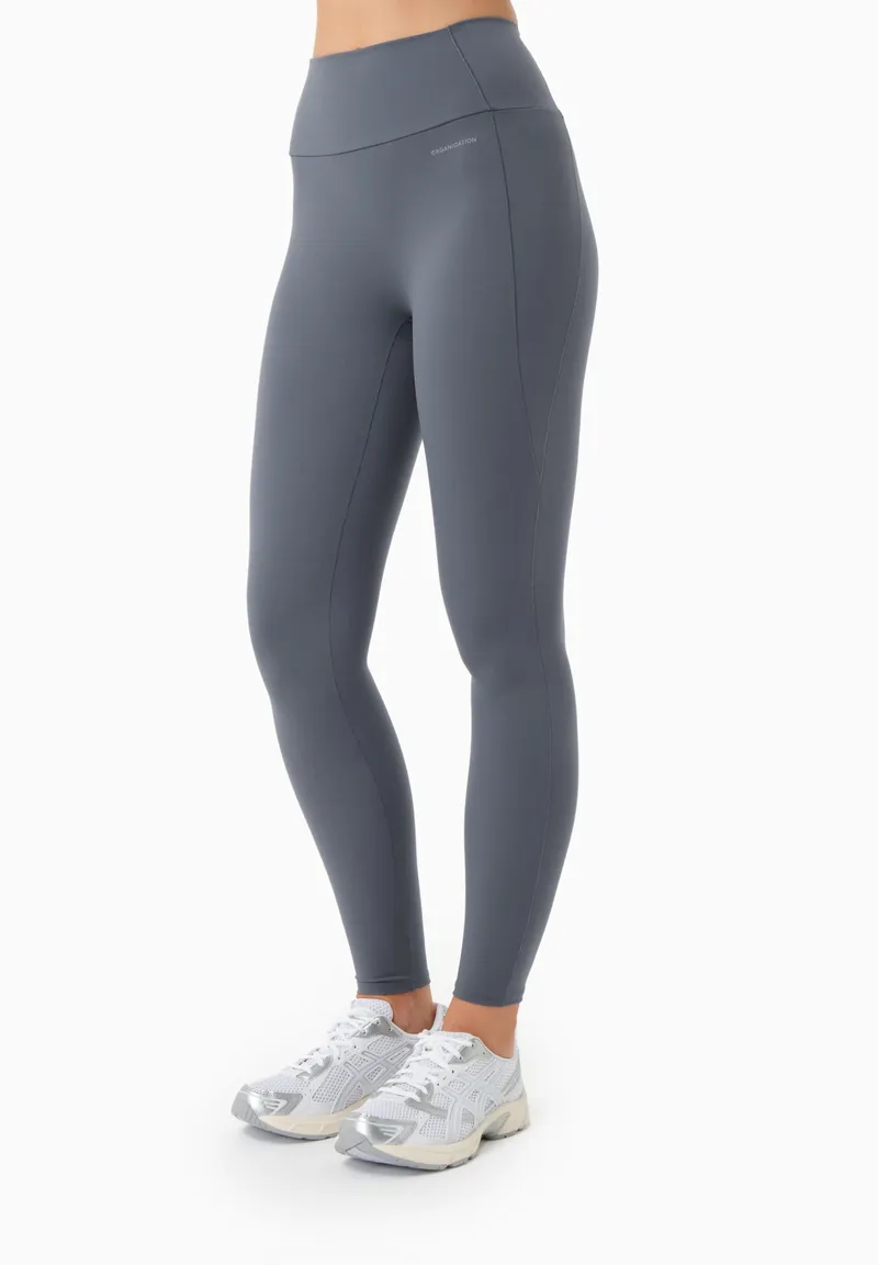 ORGANICATION ORGANICATION Damen vegan Leggings Hohe Taille Linnda Soft Indigo, Dunkelblau, – Produktbild 1 von 2