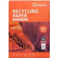 Memo 500 Blatt memo Multifunktionales Kopierpapier 'Recycling White' DIN A4, 80 g/m² – Produktbild 1 von 1