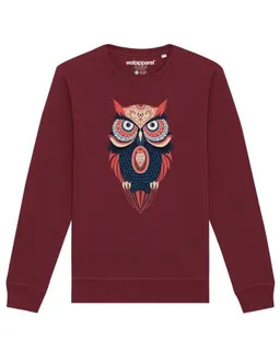 watapparel watapparel Sweatshirt Unisex Colorful Owl – Produktbild 1 von 1