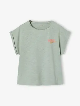 Vertbaudet T-Shirt Mädchen Rundhals BASIC salbei – Produktbild 1 von 1