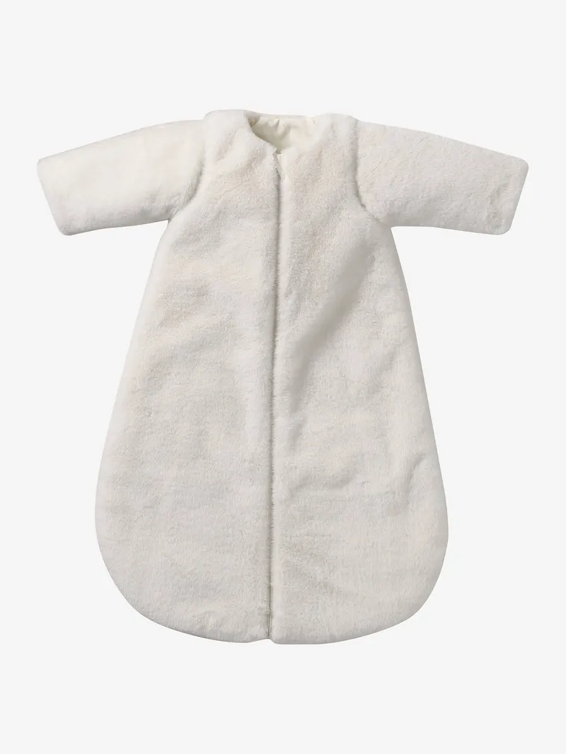 Envie De Fraise Baby Schlafsack mit abnehmbaren Ärmeln mit Webpelz TOG 2, Wollweiß, – Produktbild 1 von 4
