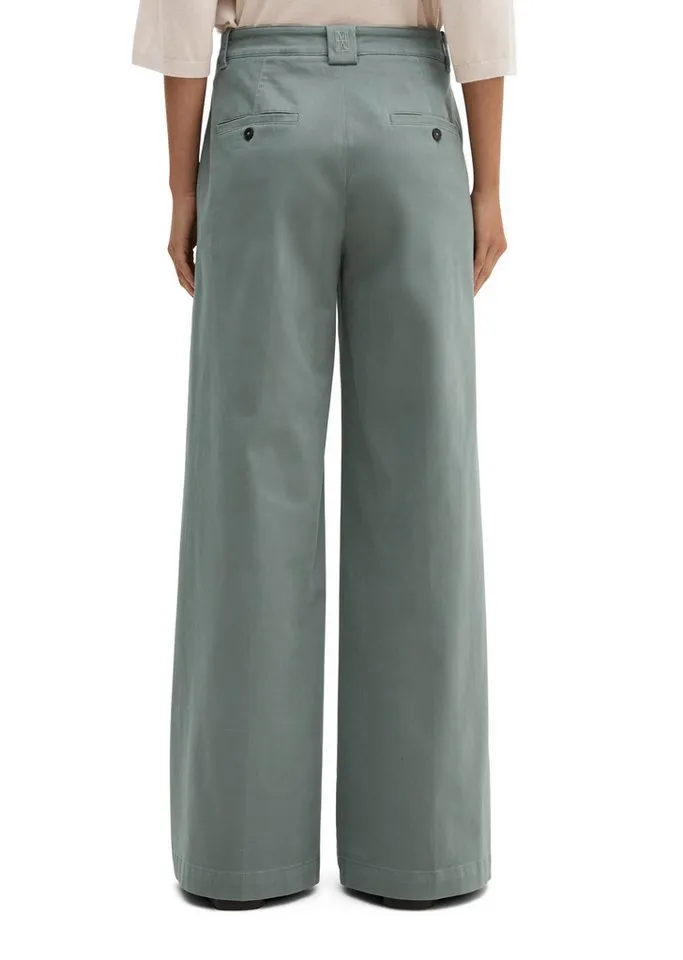Marc O'Polo Marc O'Polo Chinohose aus Organic Cotton-Satin-Stretch, Grau, – Produktbild 3 von 5
