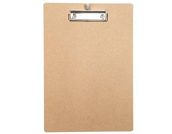 tyyp tyyp Klemmbrett DIN A4 – 100% Recyclingpapier, Natur (braun), – Produktbild 1 von 4