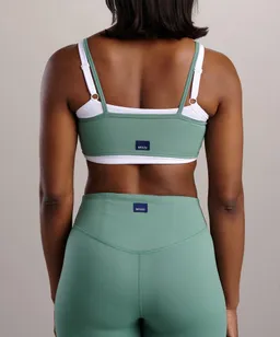 SEAAV SEAAV Damen vegan Sport-Bh Liftline Layered Boston Grün – Produktbild 1 von 1