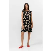 SUITE13LAB SUITE13LAB Damen vegan Kleid Shire Print Stones Schwarz – Produktbild 1 von 1