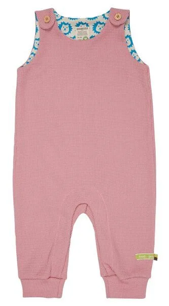 loud + proud loud + proud Babys & Kinder Strampler Waffel, GOTS-zertifiziert, Sorbet(rosa), – Produktbild 1 von 2