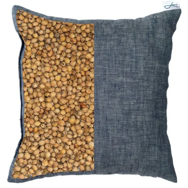 Lou-i Lou-i Kirschkernkissen bio Leinen Made in Germany, Leinen blau meliert, – Produktbild 3 von 3