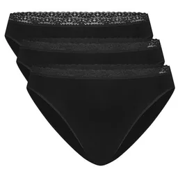 Bamboo Basics Bamboo Basics Nahtloser Damen Spitzen- Slip LUCY mit Bambusviskose (3er Pack) – Produktbild 1 von 1