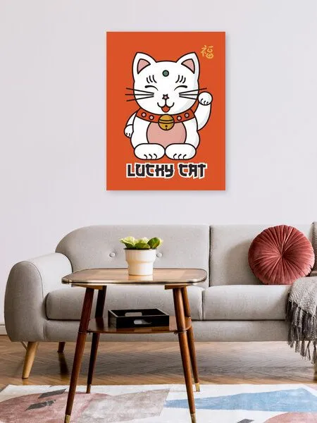Photocircle Photocircle Poster / Leinwandbild - Lucky Cat – Produktbild 2 von 4