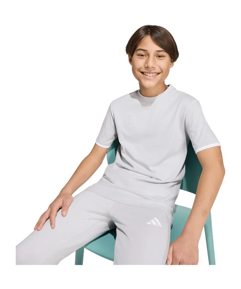 adidas Performance adidas Performance T-Shirt adidas Performance Entrada 26 T-Shirt Kids Baumwolle, Grau, – Produktbild 5 von 5