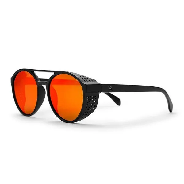 CHPO CHPO Unisex Sonnenbrille "Rickard", Matte black/red mirror, – Produktbild 2 von 4