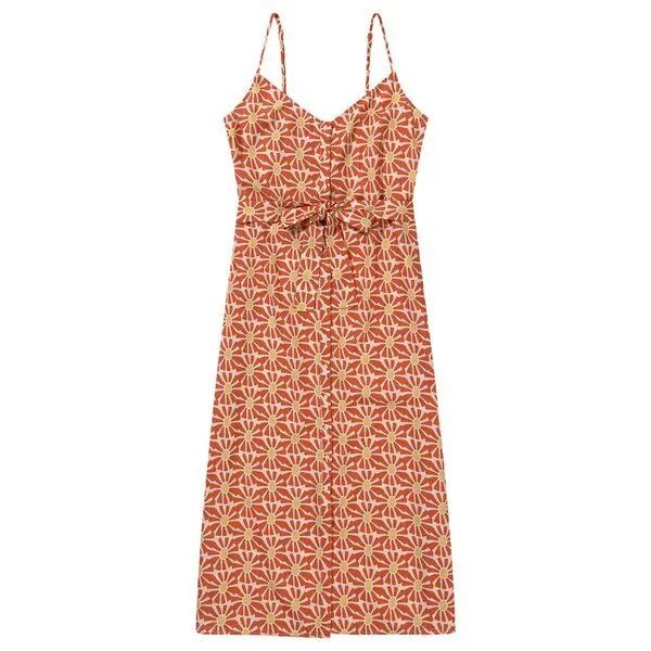 Brava Fabrics Brava Fabrics Träger-Kleid Marisol Strap Dress, Red, – Produktbild 1 von 4