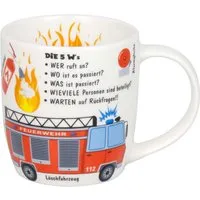 Könitz Könitz Kinder-Tasse "Kid´s Wissen Feuerwehr" 230 ml aus Porzellan – Produktbild 1 von 1