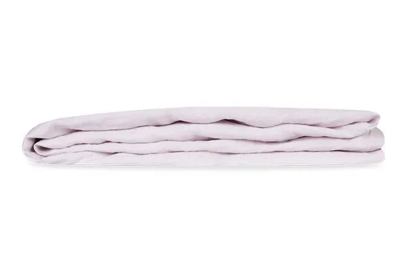 Kayori Kayori Spannbettlaken - 100% Leinen, Hellrosa, – Produktbild 1 von 2