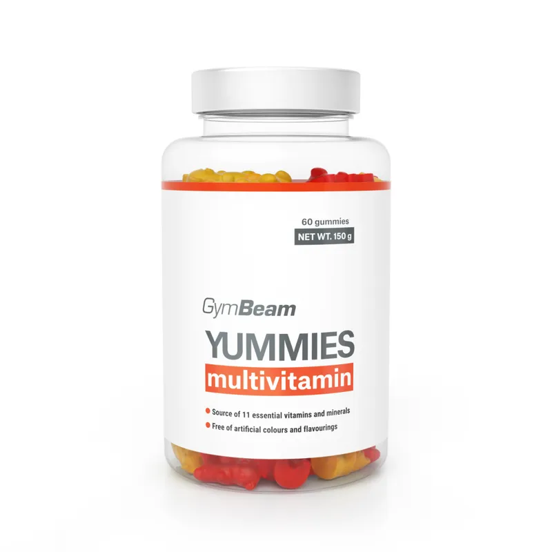 GymBeam GymBeam Multivitamin Yummies 60 Kapseln orange lemon cherry – Produktbild 1 von 1