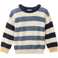 People Wear Organic People Wear Organic Strick-Pullover Streifen GOTS – Produktbild 1 von 1