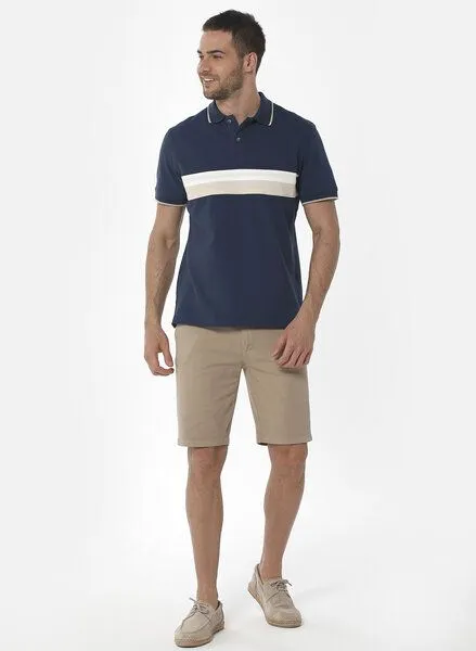 ORGANICATION ORGANICATION Slim Chino-Shorts aus Bio-Baumwolle, Natur(beige), – Produktbild 2 von 3