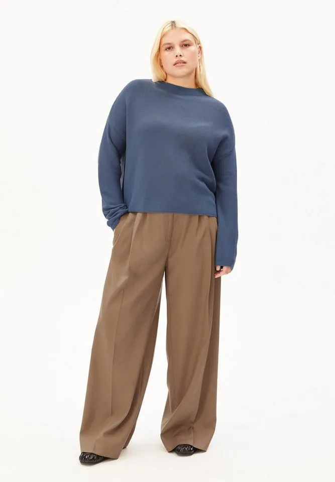 ARMEDANGELS ARMEDANGELS Strickpullover MERINAA LINKS LINKS Loose Fit, Blau, – Produktbild 2 von 5