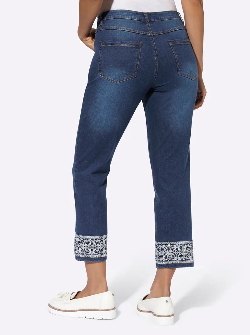 Witt 7/8-Jeans blue-stone-washed, Blue-stone-washed, – Produktbild 2 von 2