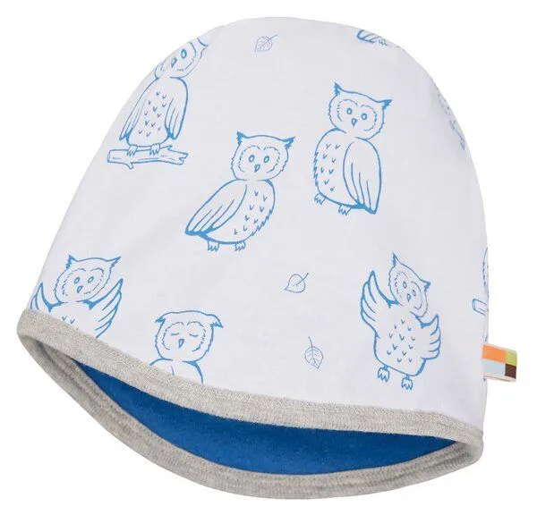 loud + proud loud + proud Babys & Kinder Mütze Wollfleece, GOTS-zertifiziert, Azur(blau), – Produktbild 2 von 3