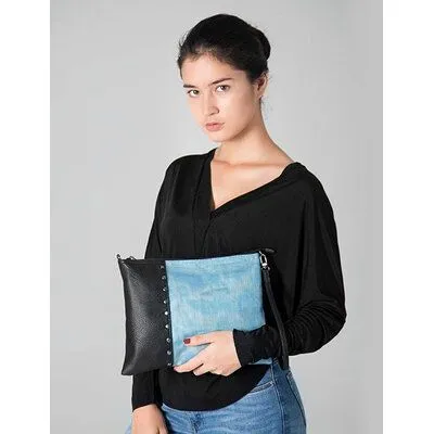 Smateria Smateria Umhängetasche/Clutch 'Sann', Anthrazit (schwarz), – Produktbild 2 von 2