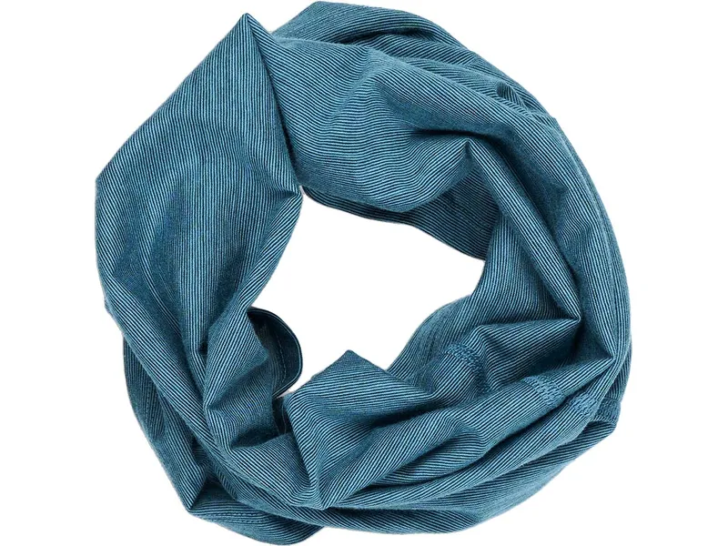 Living Crafts Living Crafts Unisex Multifunktionstuch (55% Bio-Wolle; 45% Bio-Baumwolle), Türkis, – Produktbild 3 von 3
