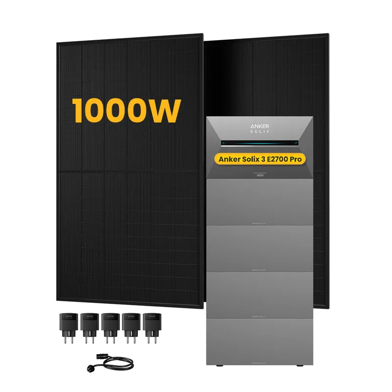 Anker Anker SOLIX Solarbank 3 E2700 Pro, mit 2 x 500W Bifaziale Solarmodule, by Powerness - 13.5kWh / 5 x Smart Plug / Selbstabholung – Produktbild 1 von 1