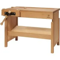 Nic natürlich spielen Kinder Werkbank aus massivem Buchenholz, geölt 79 x 46 x 60 cm – Produktbild 1 von 1