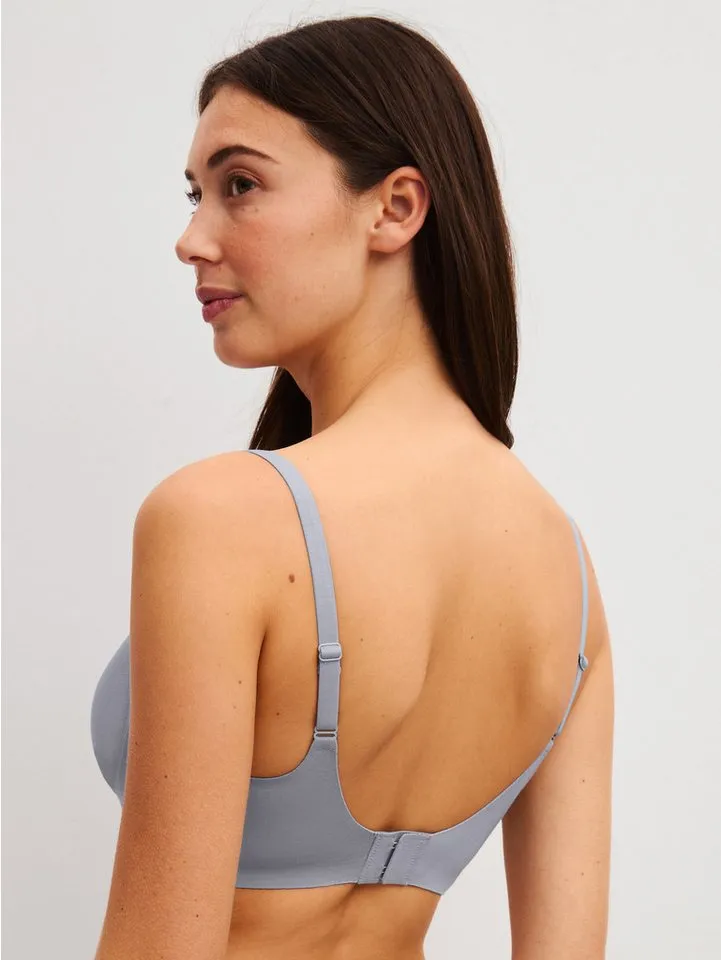 CALIDA CALIDA Bustier Natural Skin Damen (1-tlg) mit herausnehmbaren Pads, weich und unsichtbar unter Kleidung, Grau, – Produktbild 3 von 5
