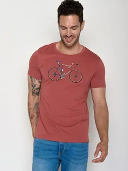 GreenBomb GREENBOMB Bike Jacques Guide - Sportliches T-Shirt aus Bio-Baumwolle / hochwertiger Print / GOTS / Fair & Vegan – Produktbild 1 von 1