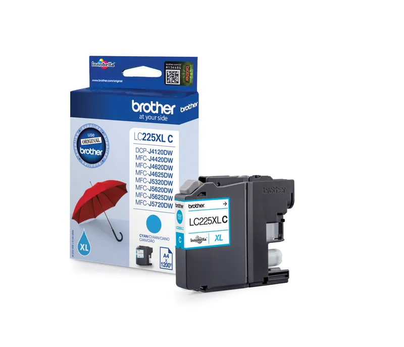 Brother Brother Tintenpatrone LC225XLC cyan – Produktbild 1 von 2