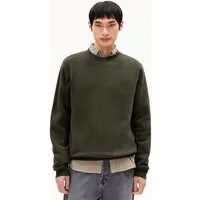 ARMEDANGELS ARMEDANGELS BAARO FLEECE Herren Sweatshirt aus Bio-Baumwolle, Forest pine, – Produktbild 1 von 1
