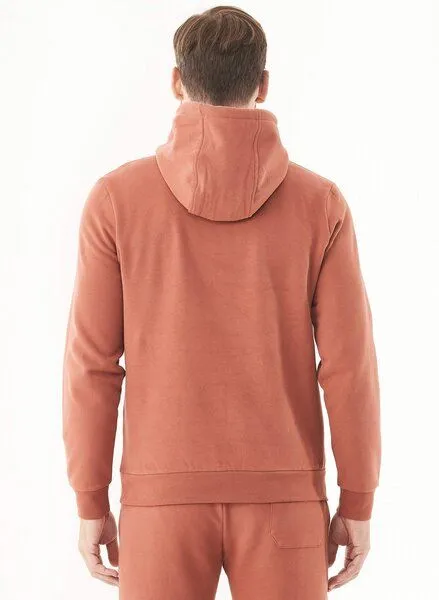 ORGANICATION ORGANICATION ESSENTIALS-HOOLDEN-Soft Touch Hoodie aus Bio-Baumwolle, Braun(cinnamon), – Produktbild 4 von 4