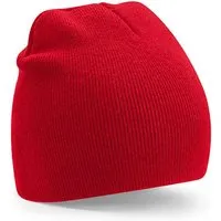 Beechfield Beechfield Damen/Herren Recycled Original Pull-On Beanie Mütze Wintermütze, Rot (classic), – Produktbild 1 von 1