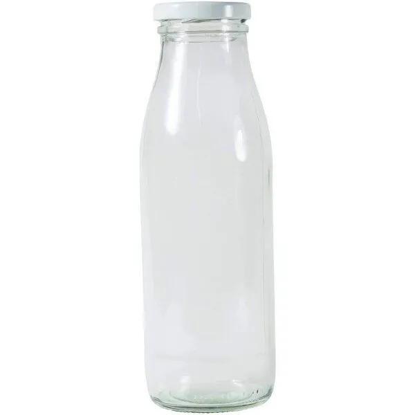 mikken mikken 4er Set Milchflasche 500 ml Glasflasche mit Ersatzdeckel Blueseal – Produktbild 3 von 4