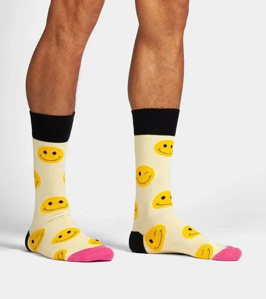 DillySocks DillySocks Socken Sunny Smileys aus Biobaumwoll-Mix, Mehrfarbig, – Produktbild 3 von 4
