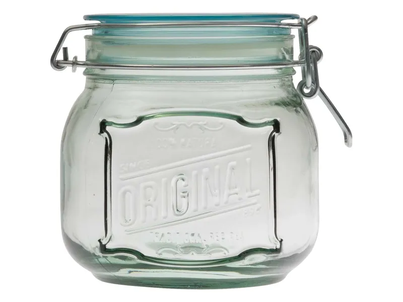 Vorratsglas 'Original' aus Recyclingglas, transparent, 0,8 l – Produktbild 1 von 1